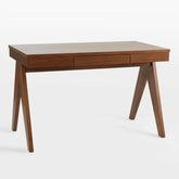 Wooden Finish Study Table for Students Laptop Office Desk Workstation Writing Tables for Study Room